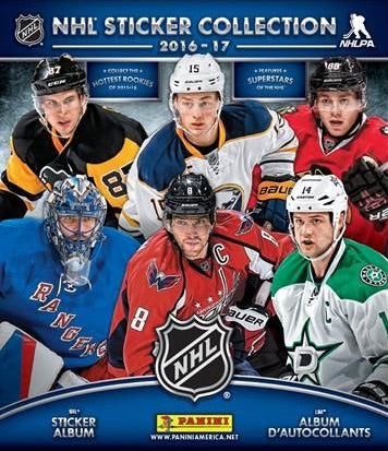 2016-17 NHL Sticker Collection Box & 1 Sticker Album