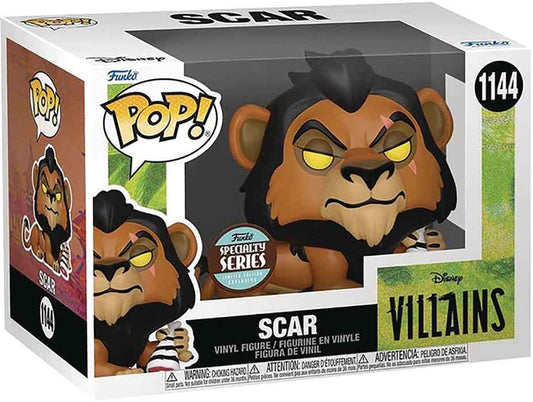 Pop! Disney Villains Vinyl Figure Scar Specialty Series #1144