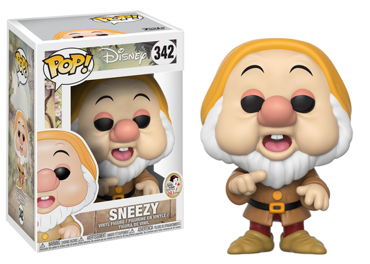 Pop! Disney Snow White & the Seven Dwarfs Vinyl Figure Sneezy #342 (Vaulted)
