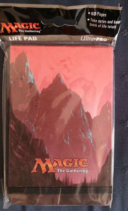 Magic The Gathering Ultra Pro Mountain Life Pad 60 Pages Per Pad
