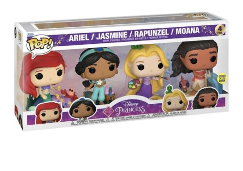Funko POP! Disney Princess 4 Pack - Ariel Jasmine Rapunzel Moana