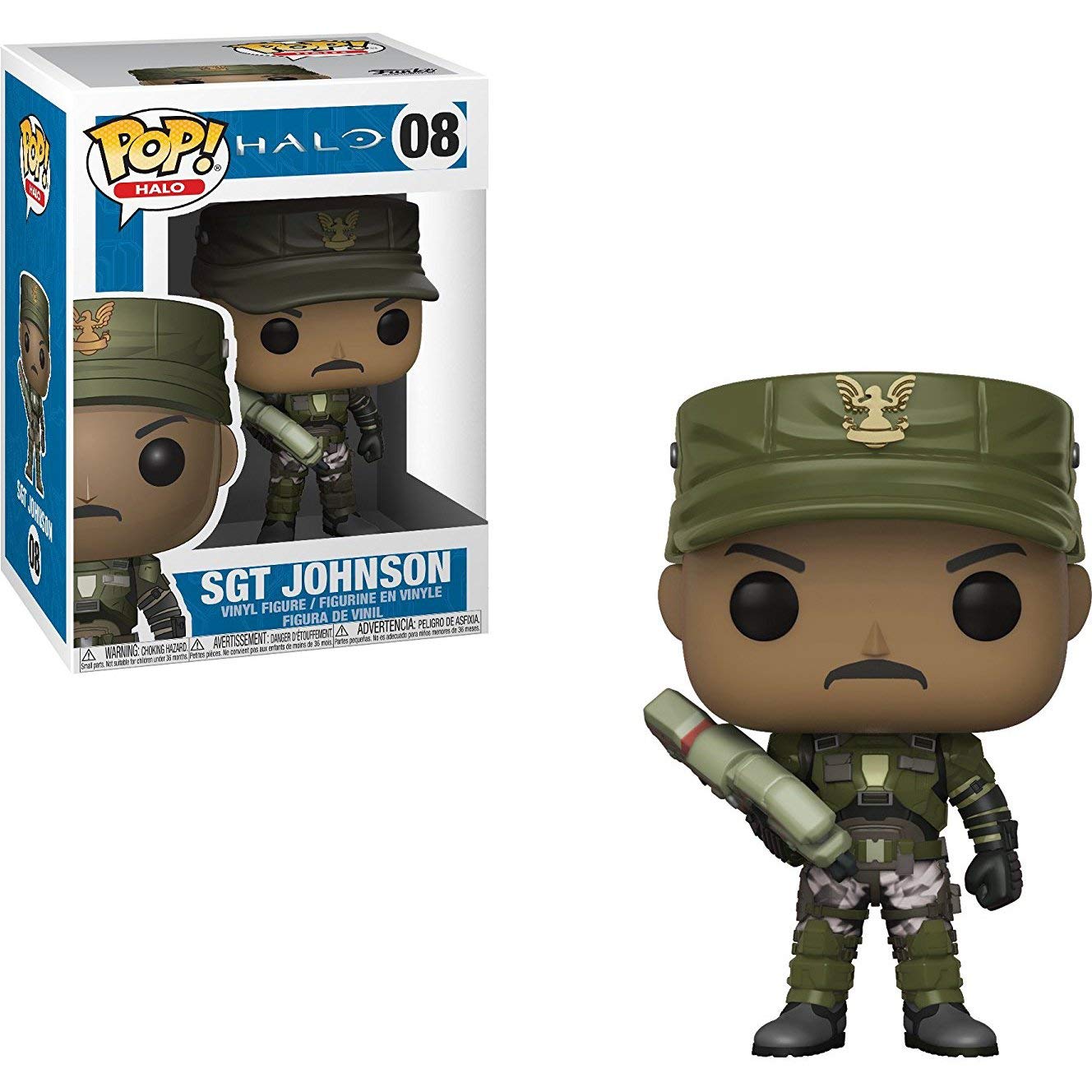 Pop! Halo Vinyl Figure Sergeant Johnson #08