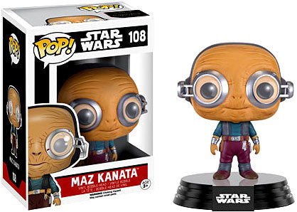 Pop! Star Wars The Force Awakens Vinyl Bobble-Head Maz Kanata #108