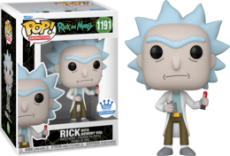 Pop! Animation Rick and Morty Vinyl Figure Rick With Memory Vial #1191 (Funko.com Exclusive)