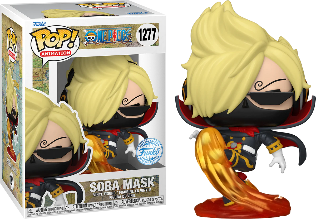 Pop! Animation One Piece Vinyl Figure Soba Mask #1277 Special Edition