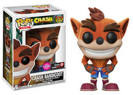 Pop! Games Crash Bandicoot Vinyl Figure Crash Bandicoot #273 (Flocked Game Stop Exclsuive)