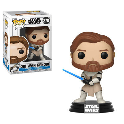 Pop! Star Wars Clone Wars Vinyl Bobble-Head Obi-Wan Kenobi #270