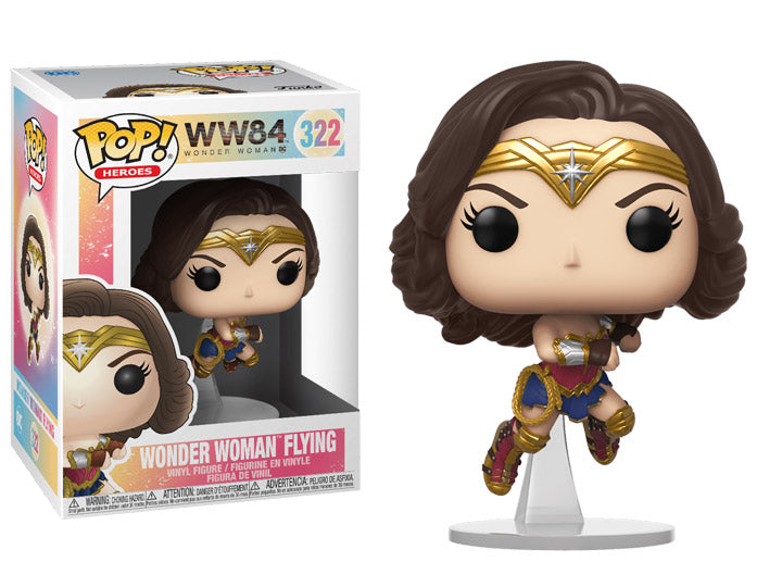 Pop! Heroes WW84 Wonder Woman Vinyl Figure Wonder Woman Flying #322