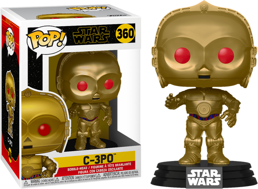 Pop! Star Wars The Rise of Skywalker Vinyl Bobble-Head C-3PO (Red Eyes) #360