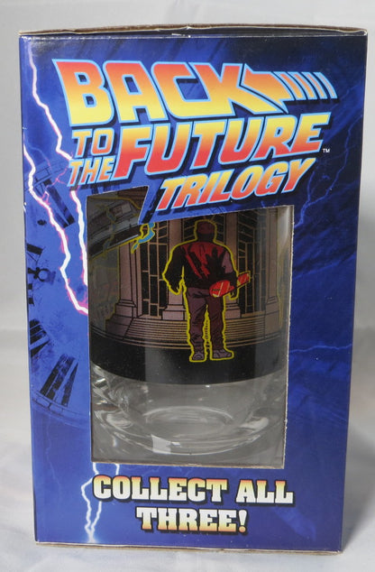 Back To The Future Trilogy Glass Tumbler