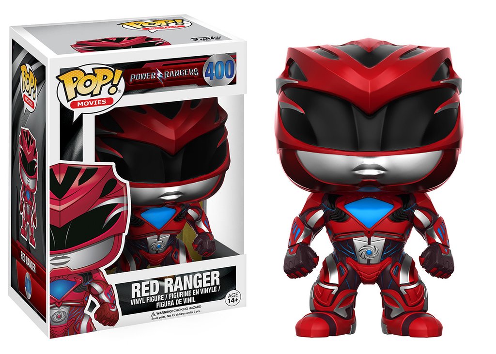 Pop! Movies Power Rangers Vinyl Figure Red Ranger #400 (Vaulted)