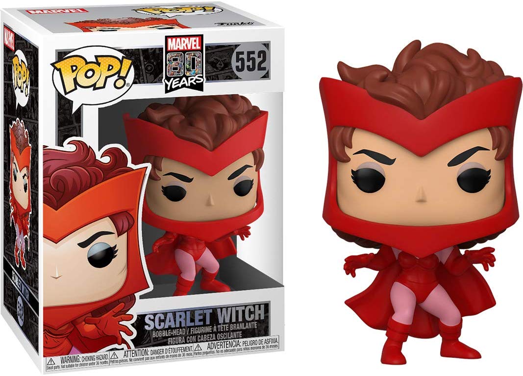 Pop! Marvel 80 Years Vinyl Bobble-Head Scarlet Witch (First Appearance) #552
