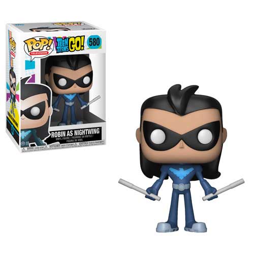 Pop! Television Teen Titans Go! Vinyl Figure Robin as Nightwing #580 (Vaulted)