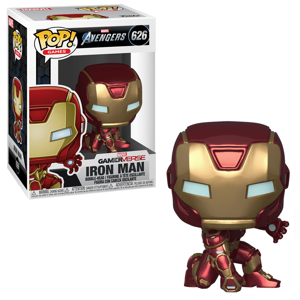 Pop! Games Marvel Avengers Vinyl Bobble-Head Iron Man #626