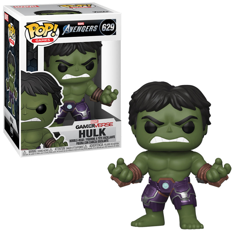 Pop! Games Marvel Avengers Vinyl Bobble-Head Hulk #629