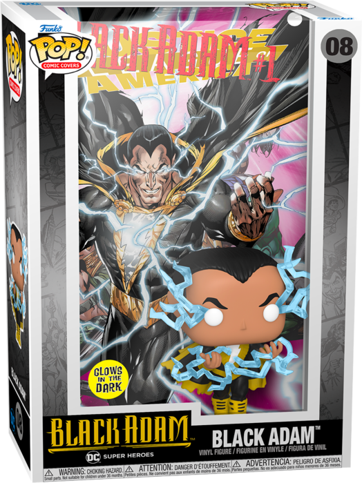 Black Adam - Justice League of America #8 Glow in the Dark Funko Pop! Comic Covers Vinyl Figure