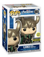 Pop! Marvel Avengers Vinyl Figure Loki With Scepter #985 (EE Exclusive Glow In The Dark)