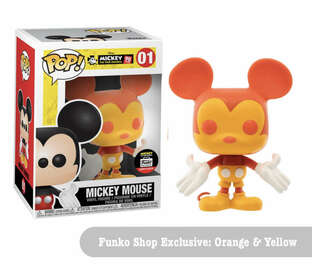 Pop! Disney Vinyl Figure Mickey Mouse #01 (Vaulted) Funko Shop Limited Edition