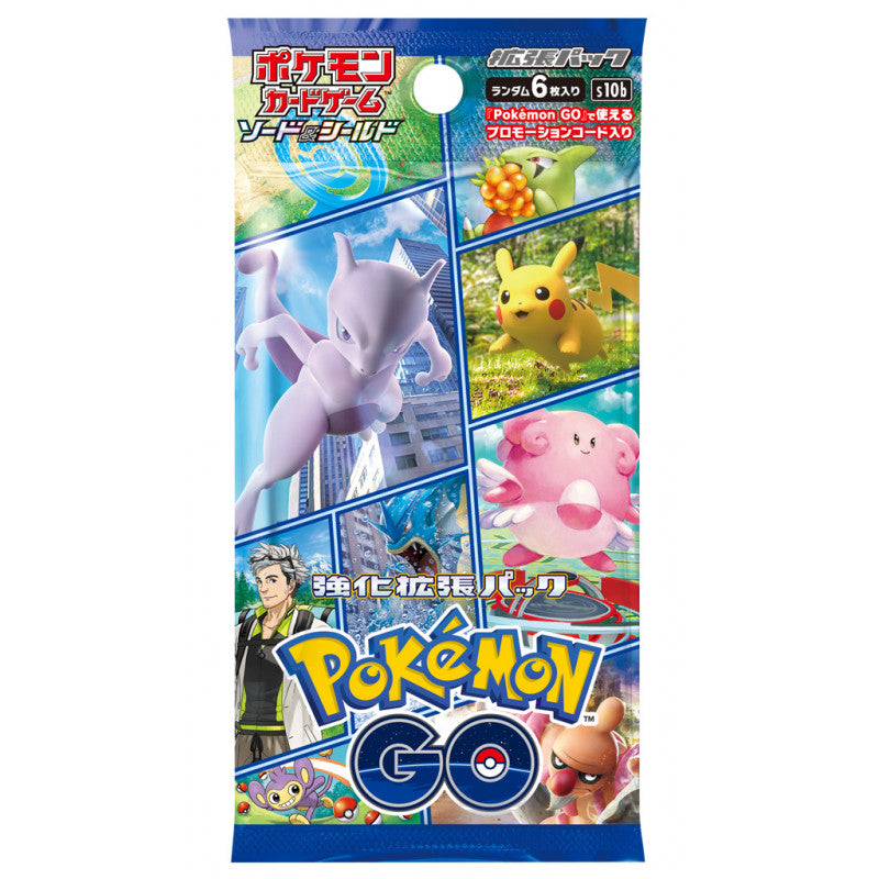 Trading Card Game Pokemon GO Booster Pack [JAPANESE, 6 Cards]