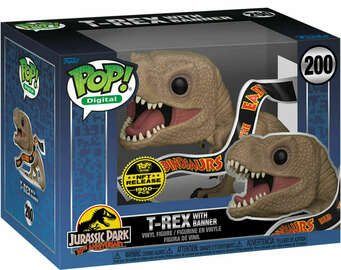 Pop! Digital Jurassic Park 30th Anniversary T. Rex With Banner #200 (NFT Release 1900 PCS)