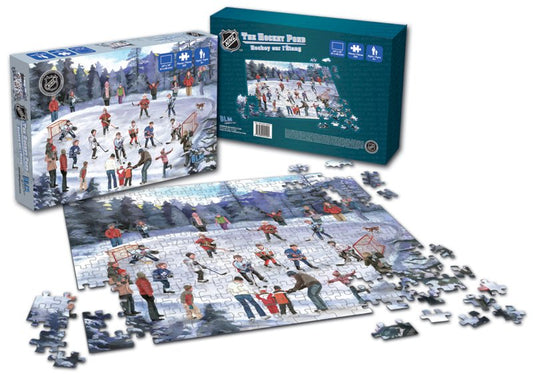 BLM Games NHL The Hockey Pond 300 Piece Puzzle