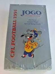 1991 JOGO CFL Football Cards Sealed Box