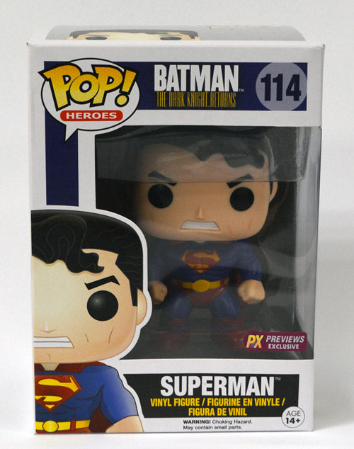 Pop! Heroes Batman The Dark Knight Returns Vinyl Figure Superman #114 PX Previews Exclusive