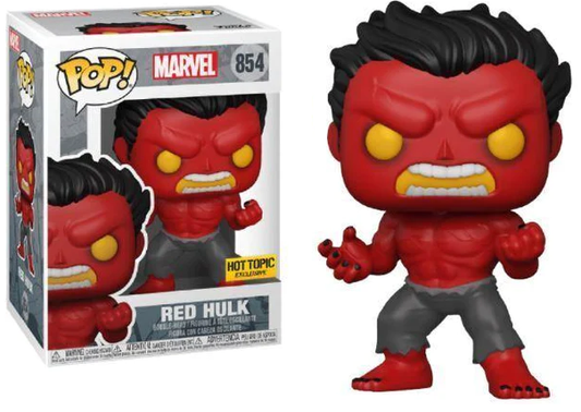 Pop! Marvel Vinyl Bobble-Head Red Hulk #854 Hot Topic Exclusive