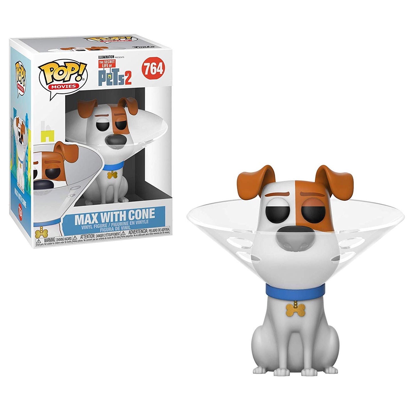 Pop! Movies The Secret Life of Pets 2 Vinyl Figure Max with Cone #764