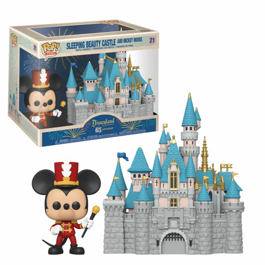 Pop! Town Disneyland 65th Anniversary Vinyl Figure Sleeping Beauty Castle and Mickey Mouse #21 (Vaulted)