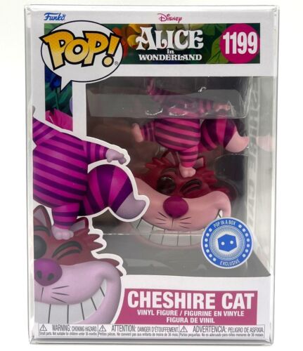Pop! Disney Alice in Wonderland Vinyl Figure Cheshire Cat #1199 (Pop In a Box Exclusive)